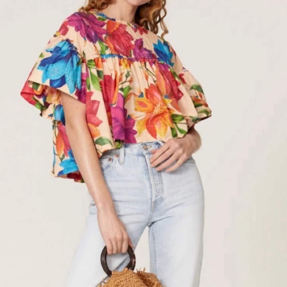 FARM Rio Marys Garden Blouse - Sz. L
